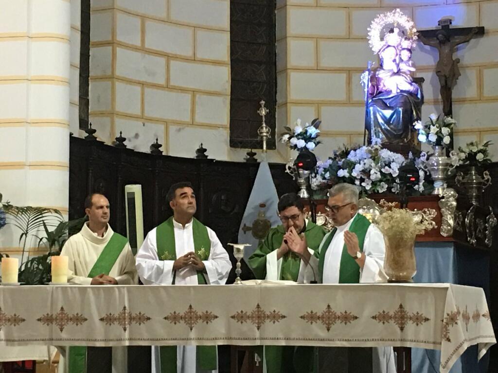 Eduardo Resa, nuevo vicario episcopal de Melilla, en su presentación oficial ayer en la Iglesia del Sagrado Corazón