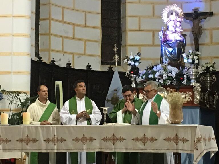 Eduardo Resa, nuevo vicario episcopal de Melilla, en su presentación oficial ayer en la Iglesia del Sagrado Corazón