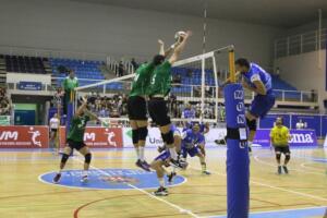 Imagen del encuentro amistoso disputado en Almería por el Club Voleibol Melilla