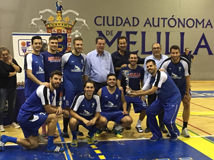 El Melilla Baloncesto se alzó con el título en la 1ª Autonómica