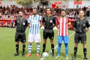 El colegiado manchego, en el encuentro del pasado curso entre la Gimnástica y el Atlético B