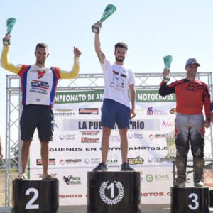 Borja Pérez logró el tercer escalón del pódium en la categoría de MX1-A