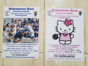 Carteles de promoción del proyecto