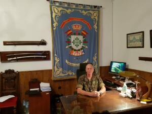 En la imagen, el Coronel de Caballería Joaquín Peñas Domínguez