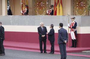 Juan José Imbroda conversa con el presidente ceutí
