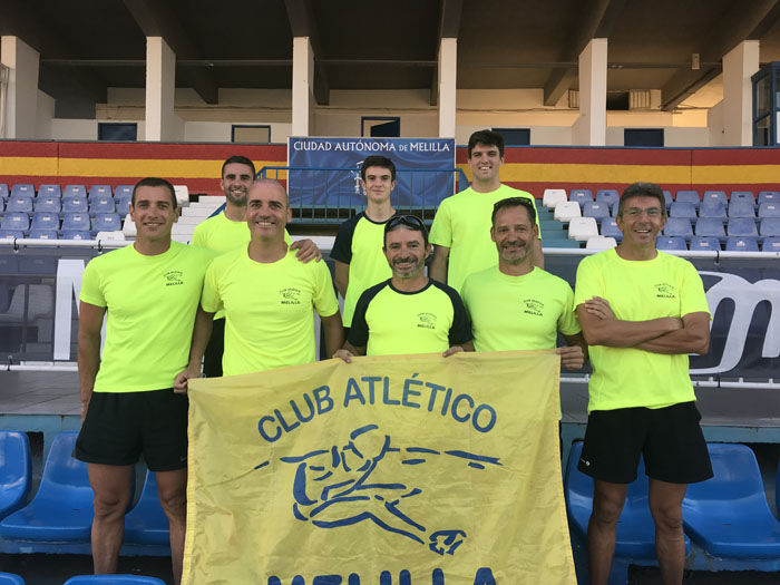 Componentes del Club Atlético Melilla que participarán en la cita nacional