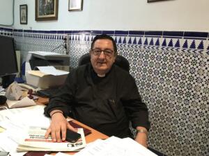 Roberto Rojo, en el que ha sido su despacho durante siete años en el Sagrado Corazón