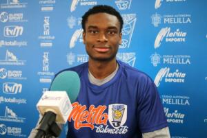 Caleb Agada, jugador del Melilla Baloncesto
