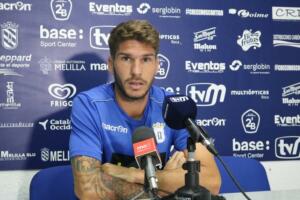 Lolo Garrido, jugador de la U.D. Melilla