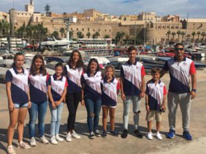 Parte del Equipo de Regatas que se ha desplazado al Surfari