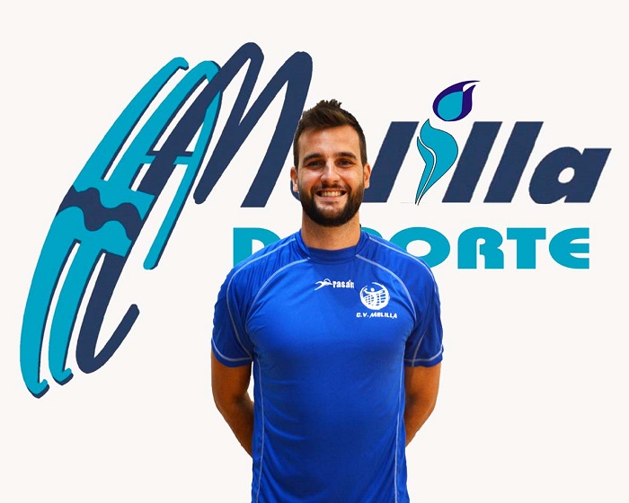 Mario Ferrera, jugador del Club Voleibol Melilla