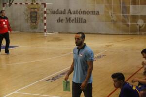 Faisal Salmi, entrenador del BM. Virgen de la Victoria de Melilla