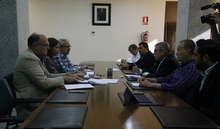 Encuentro entre la Plataforma de Empresarios de Melilla y la delegada del Gobierno