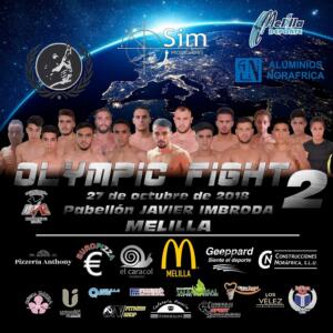 Cartel del evento de kick-boxing