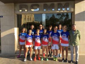 Equipo de pádel del Club Marítimo