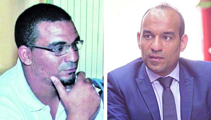 A la izquierda el acusado, Nordin Abdel-Lah y la derecha el abogado Rachid Mohamed