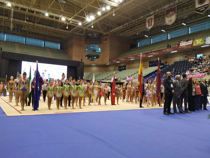 La ceremonia de clausura del Campeonato de España se celebró en el Pabellón de los Deportes de Murcia