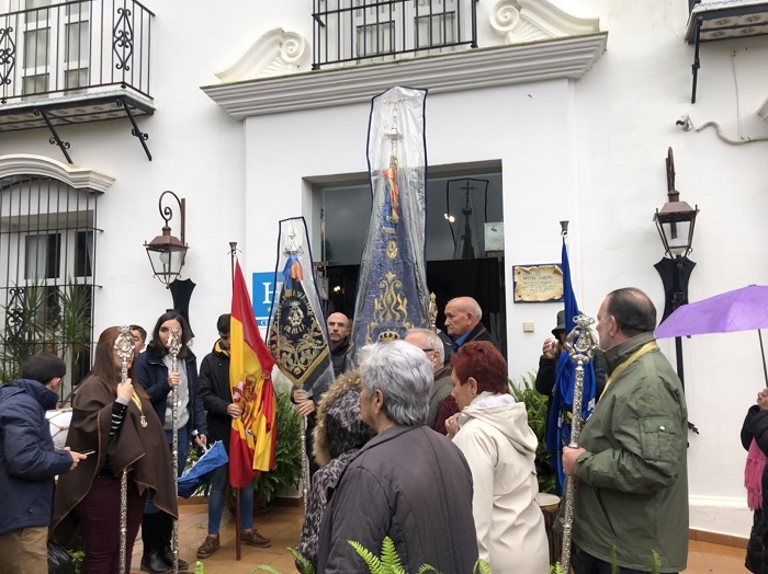 La Hermandad del Rocío de Melilla realizó su misa de peregrinación el domingo pasado