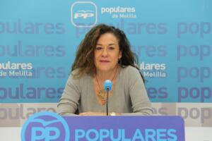 La secretaria de Comunicación del PP melillense, Cristina Rivas