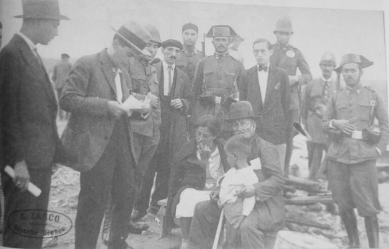 Visita de Carlos Etxeguren al polvorín de Cabrerizas Altas (Septiembre de 1928)