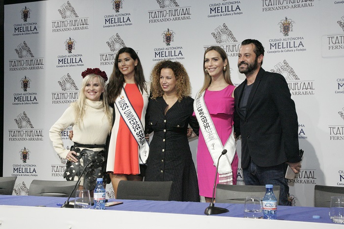 María Lafuente, Sofía del Padro, Isabel Moreno, Ángela Ponce y Sergio Gallardo