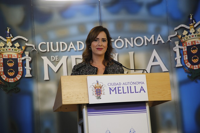La consejera de Presidencia y Salud Pública, Paz Velázquez, ayer en rueda de prensa