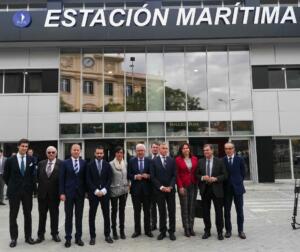 Miguel Marín acudió ayer a la reinauguración de la estación