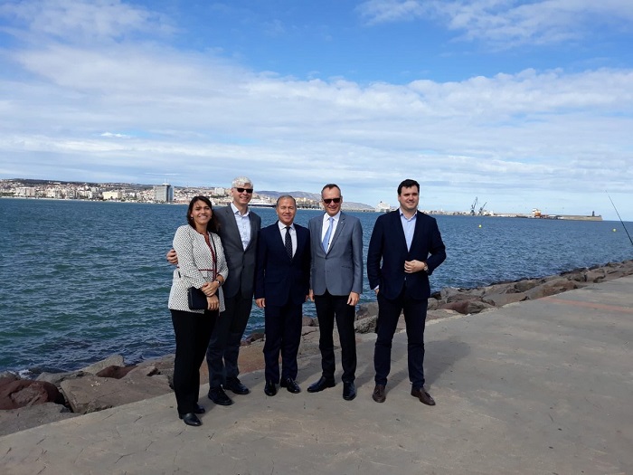 Tres altos directivos de esta empresa, presente en 739 puertos y 138 países del mundo, viajaron a Melilla para iniciar una relación con nuestro puerto “duradera en el tiempo”