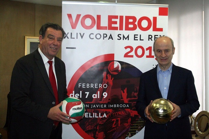 El consejero de Deportes y el presidente de la Federación Española, en la sede federativa