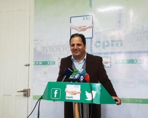 Hassan Mohatar durante su intervención