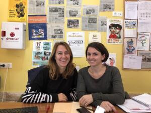 María José Vega y Belén Sola, parte del equipo técnico de la Asociación Feafes Melilla