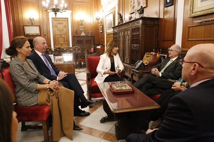 Autoridades civiles y militares recibieron a Antonio Ledezma en presidencia