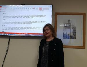 Carolina Gorgé, instantes después del sorteo