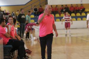Gabi González, en el partido de su debut como primer entrenador del Torreblanca, ante el Loja C.D.