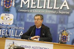Antonio Miranda, consejero de Educación, Juventud y Deportes de la Ciudad Autónoma de Melillla