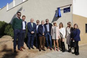 La familia de Pedro Aguilar, en el acto