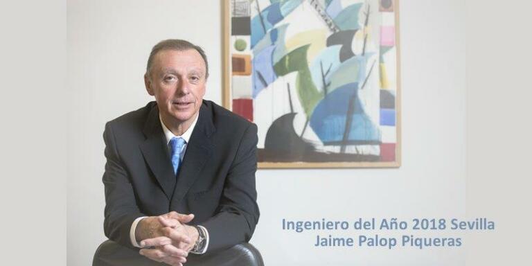 El consejero delegado de Emasesa, Jaime Palop Piqueras (Valencia, 1959), Ingeniero del Año 2018