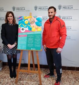 La consejera y el responsable de Olympic Center