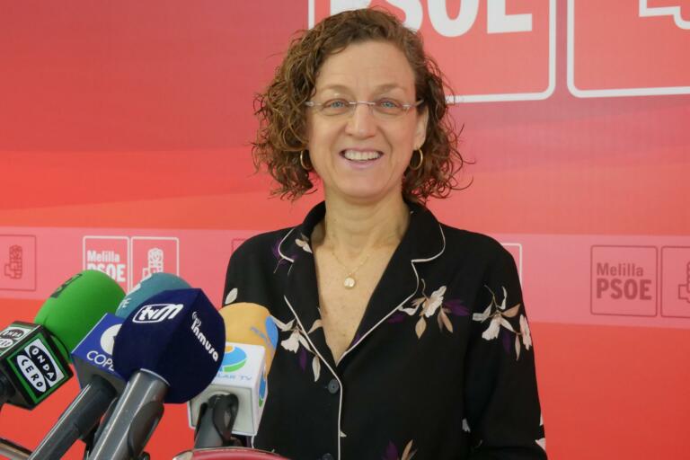 Gloria Rojas, secretaria general del PSOE-Melilla