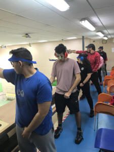 Imagen de la final de Pistola