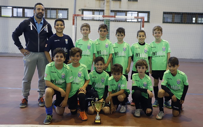 Equipo de la Primera División Benjamín que se proclamó campeón de la última edición de la Copa Federación de Fútbol Sala