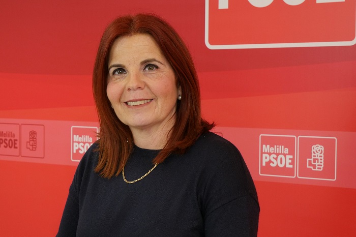 La secretaria de Igualdad y Servicios Sociales del PSOE Melilla, María José Lenferding
