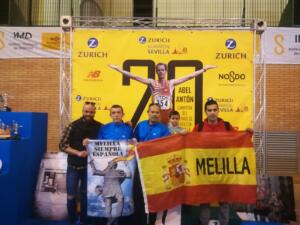 El equipo de “Melilla Siempre Española” tras completar la prueba