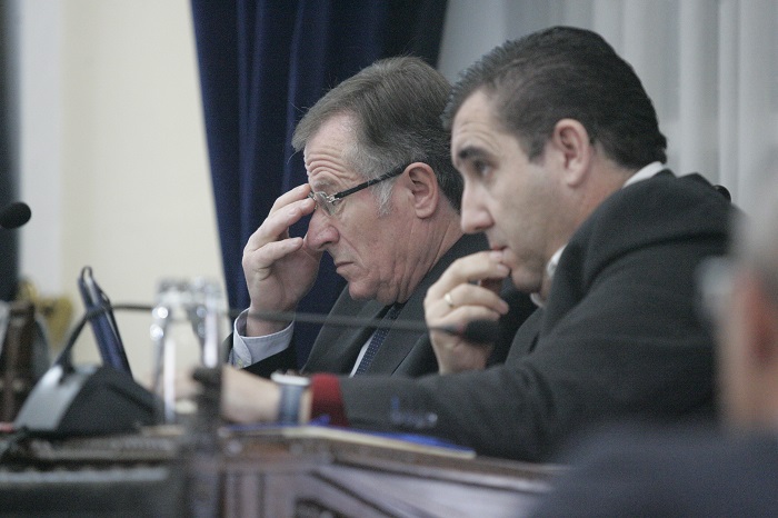 Los diputados de Cs, Eduardo de Castro y Luis Escobar