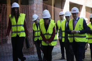 La ministra, en el nuevo hospital