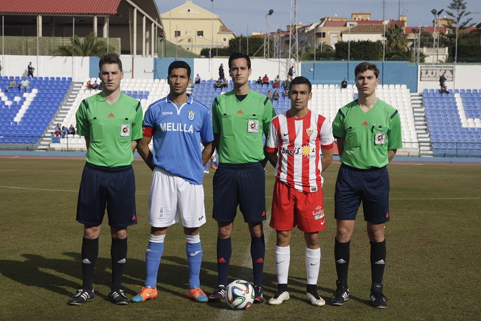 Dirigió el Melilla 2-1 Almería B de la temporada 2014-15