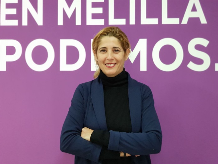 Gema Aguilar, la dirigente de Podemos en Melilla