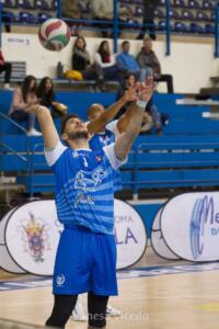 Faisal Mohamed cumple su quinta temporada como jugador del Club Voleibol Melilla