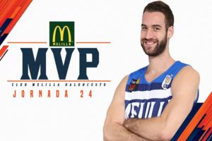 Darko Balaban, MVP McDonald’s Melilla de la jornada 24ª