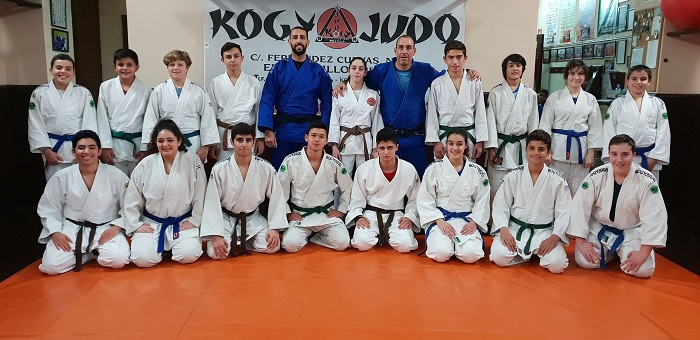 Componentes de la Escuela KogyJudo que competirán este sábado en Madrid